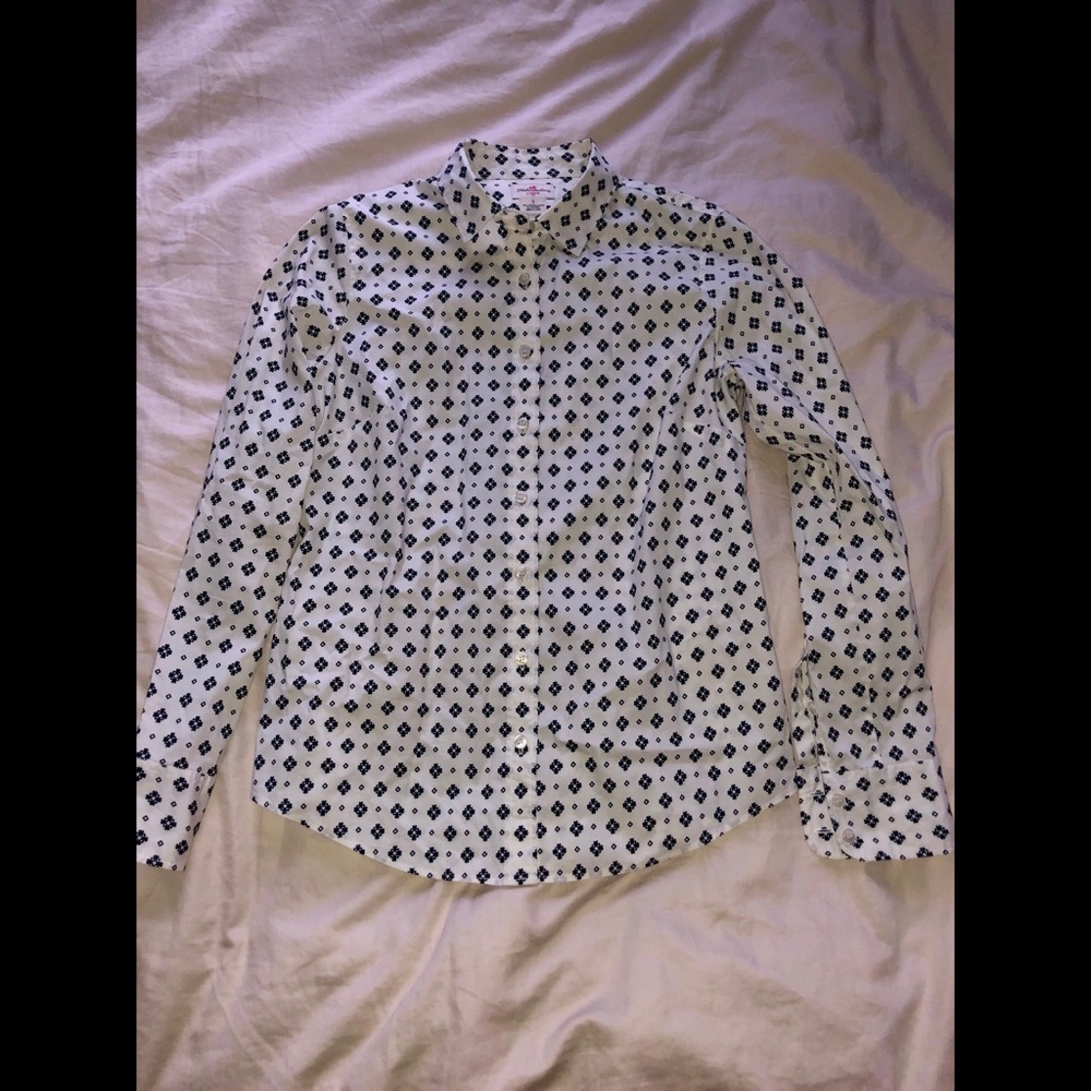 J. Crew Haberdashery Button Down Dress Shirt Small